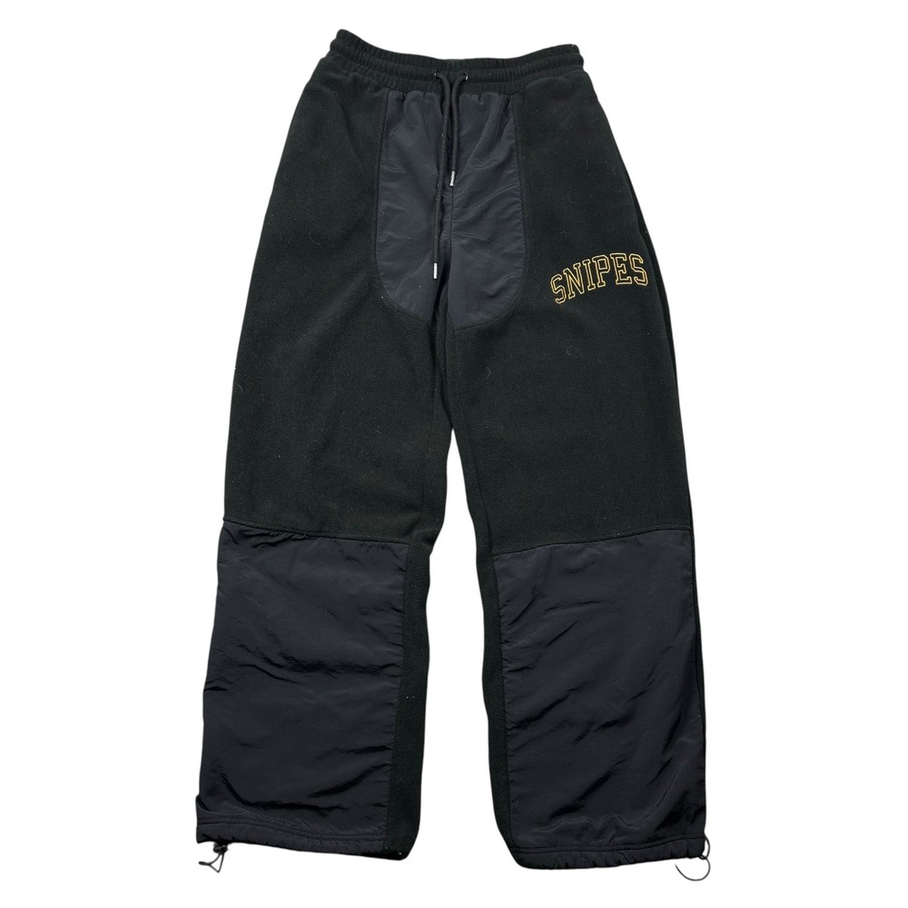Snipes Sweatpants‎ Men Medium Black Fleece Streetwear Loose Baggy Gorpcore